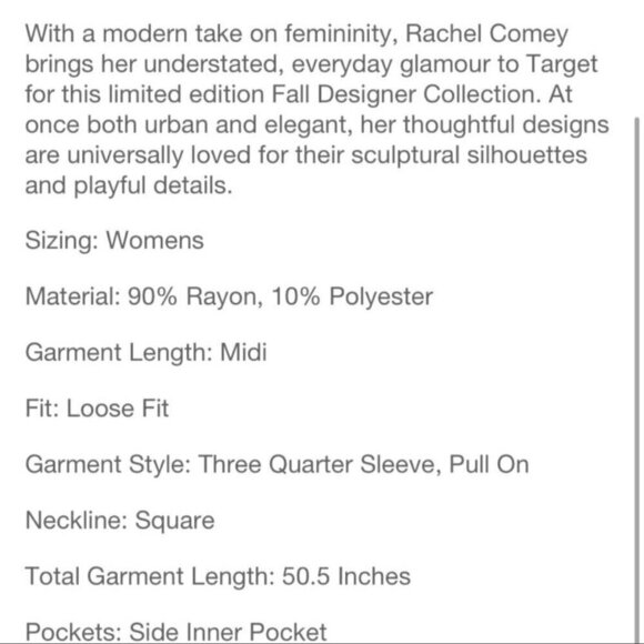 Rachel Comey X Target Floral Print Dress NEW! Size 0 - Picture 3 of 7